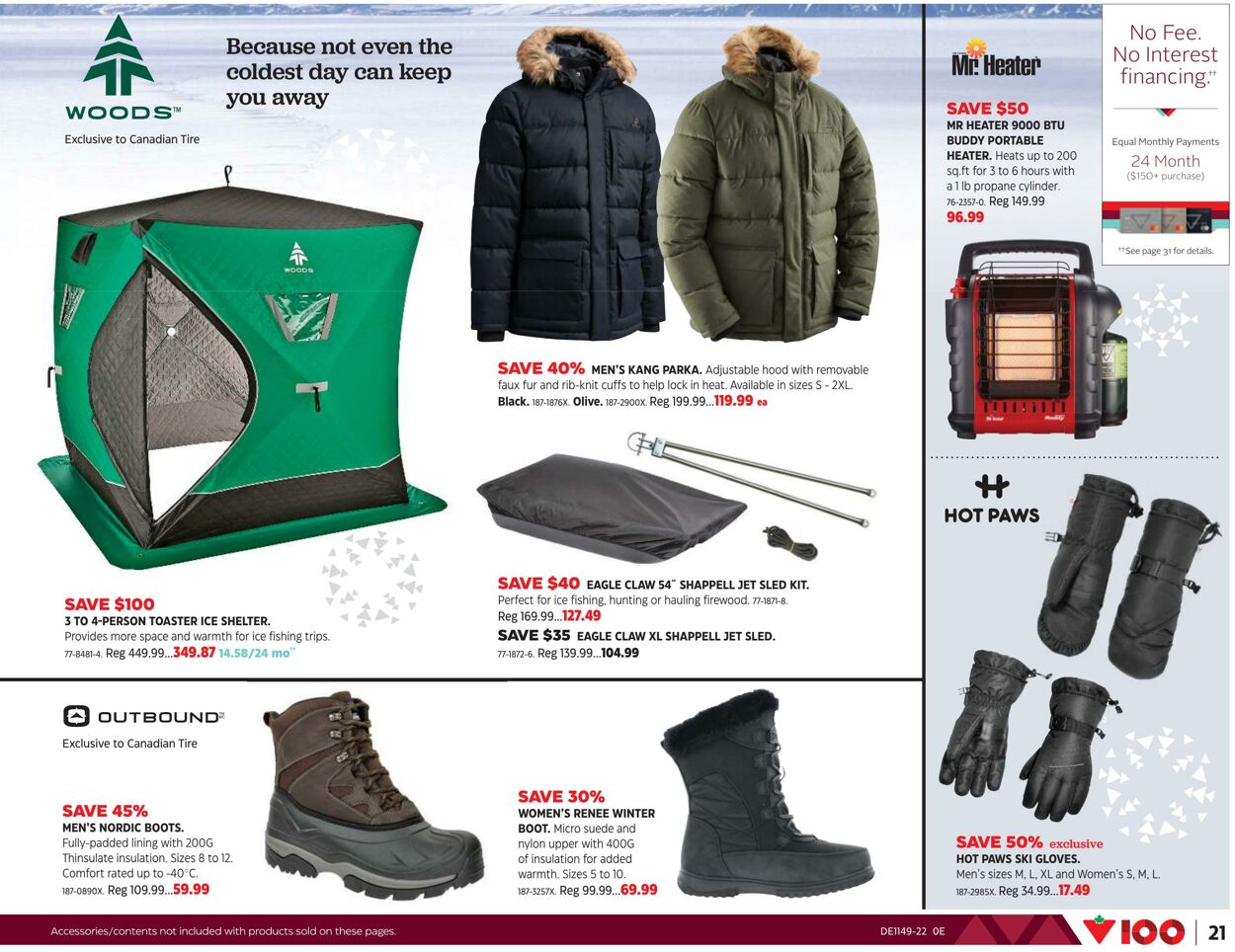 Flyer Canadian Tire 01.12.2022 - 25.12.2022