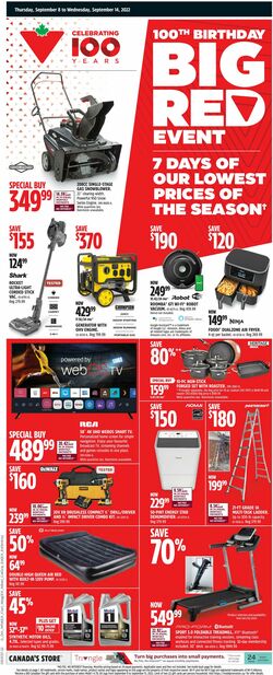 Flyer Canadian Tire 08.09.2022-14.09.2022