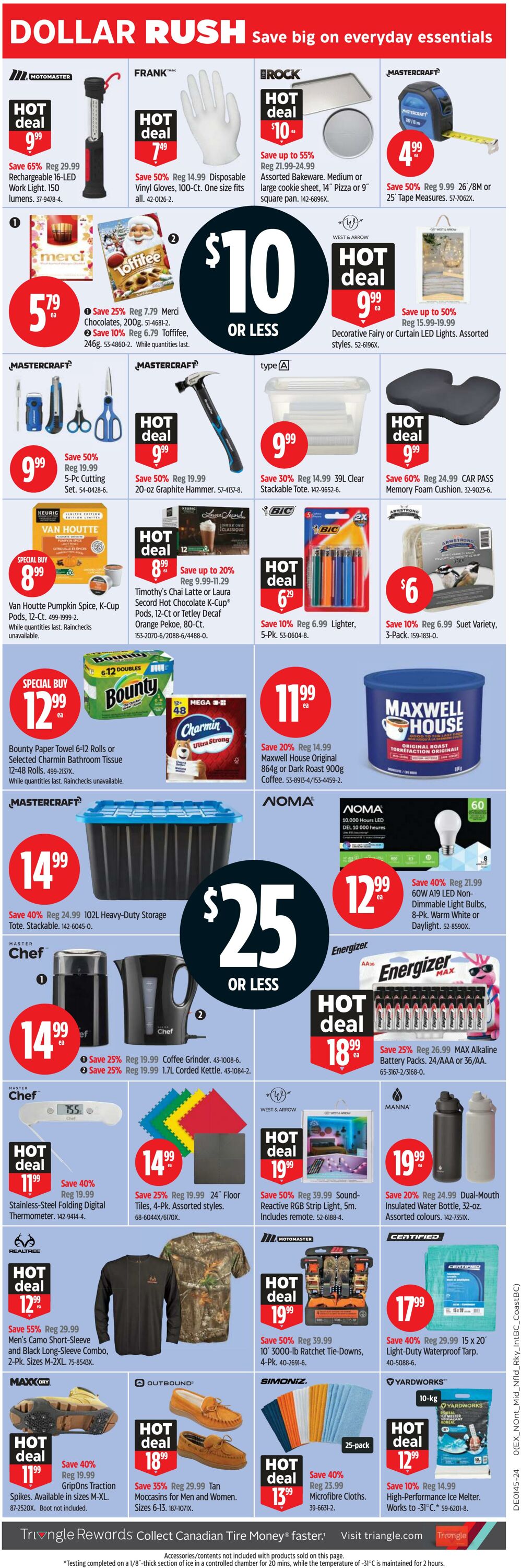 Flyer Canadian Tire 31.10.2024 - 06.11.2024