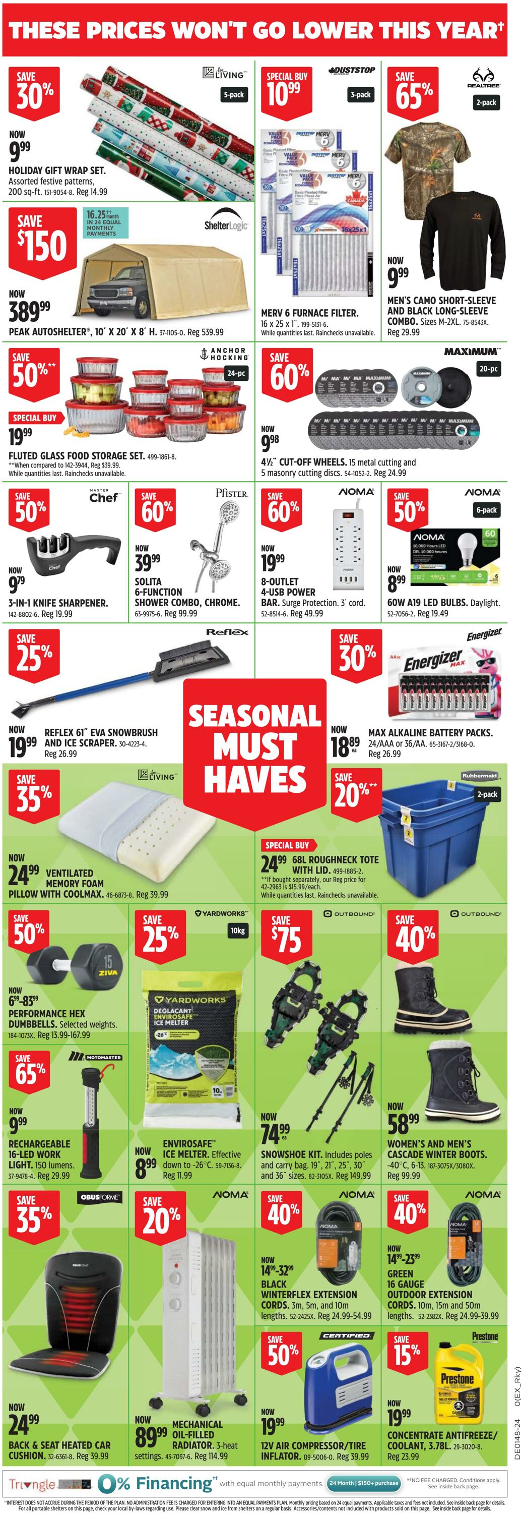 Flyer Canadian Tire 21.11.2024 - 27.11.2024