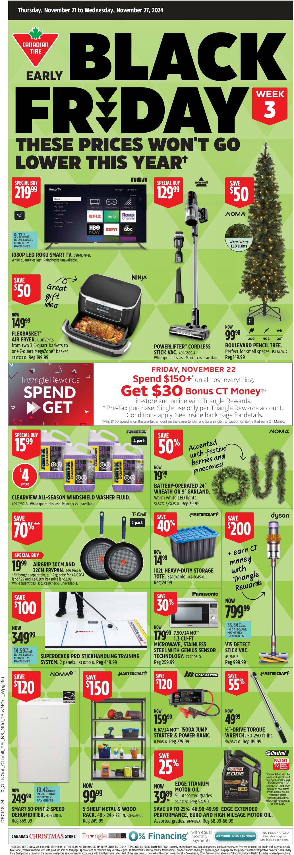 Flyer Canadian Tire - Early Black Friday Week 3 21 Nov 2024 - 27 Nov 2024