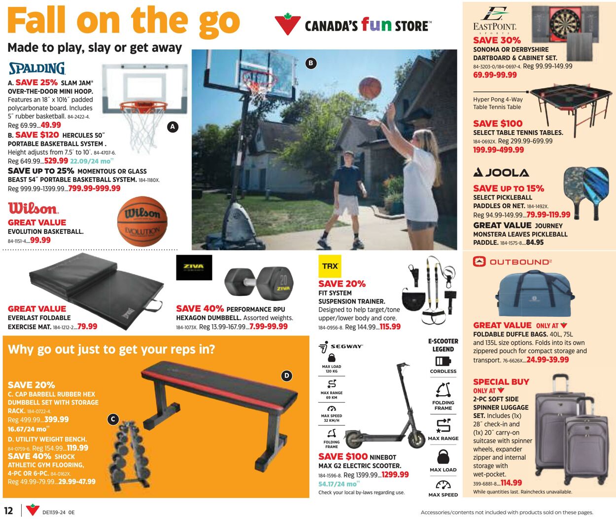 Flyer Canadian Tire 19.09.2024 - 09.10.2024