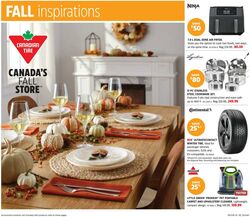 Flyer Canadian Tire 17.10.2024 - 23.10.2024