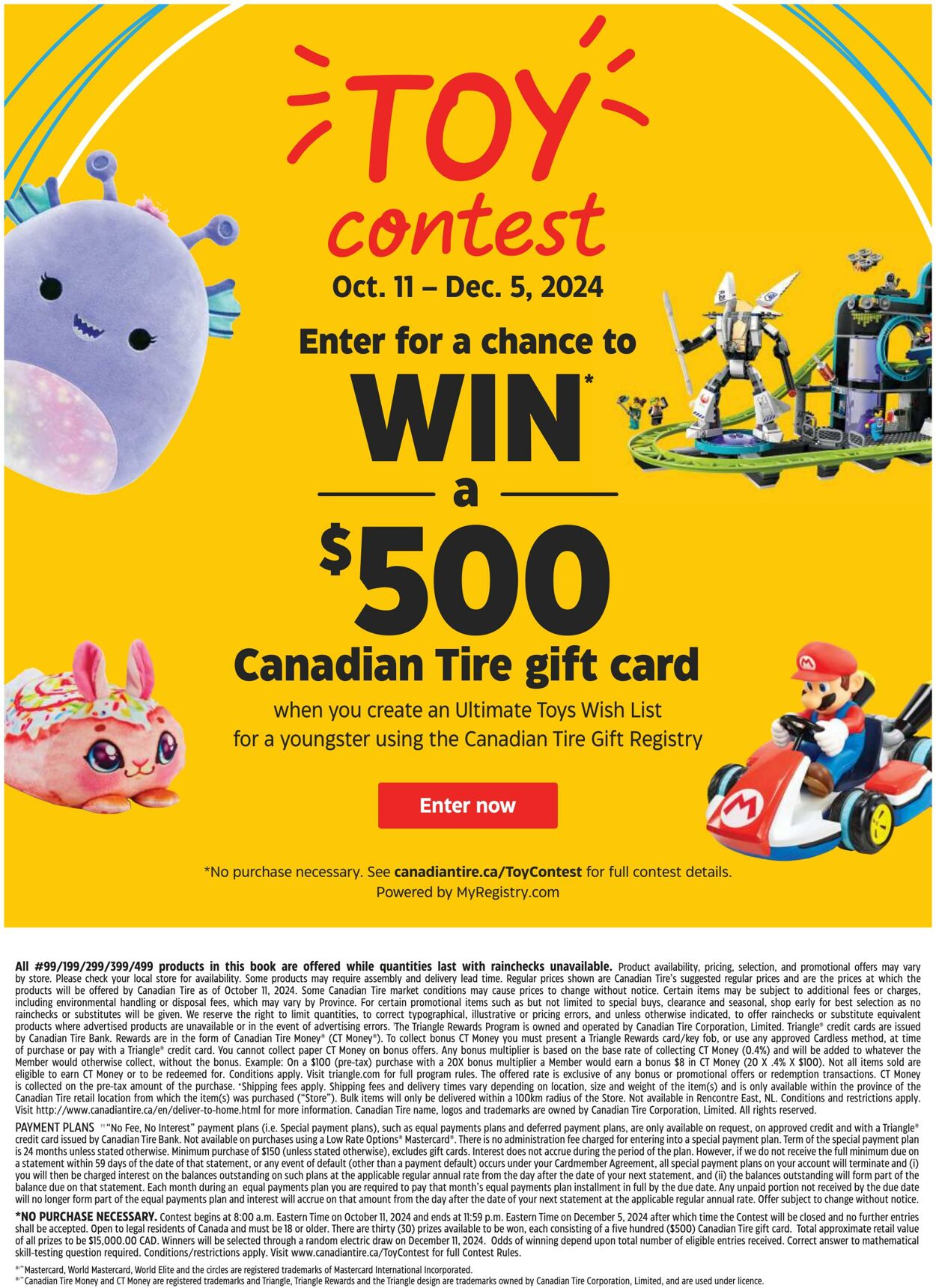 Flyer Canadian Tire 11.10.2024 - 26.12.2024