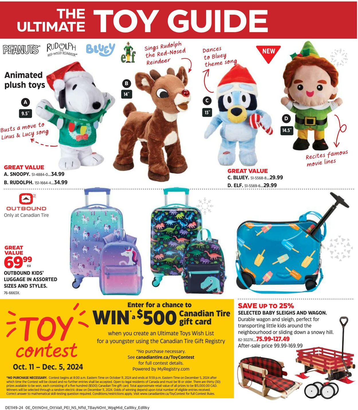 Flyer Canadian Tire 31.10.2024 - 20.11.2024