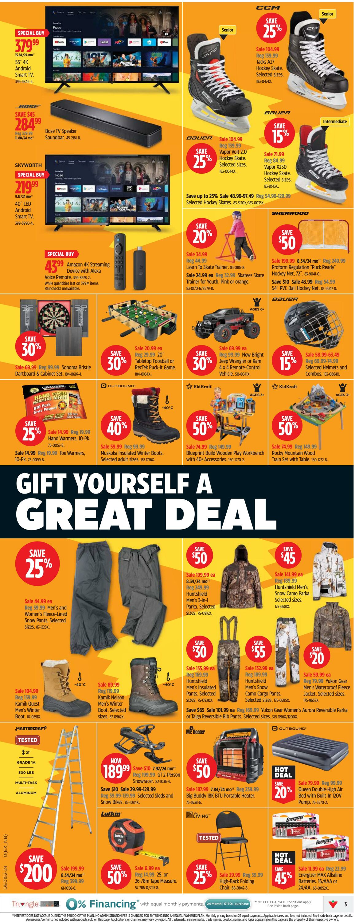 Flyer Canadian Tire 19.12.2024 - 29.12.2024