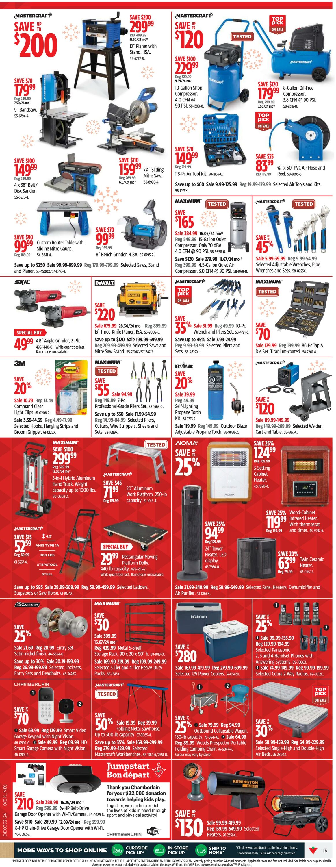 Flyer Canadian Tire 19.12.2024 - 29.12.2024