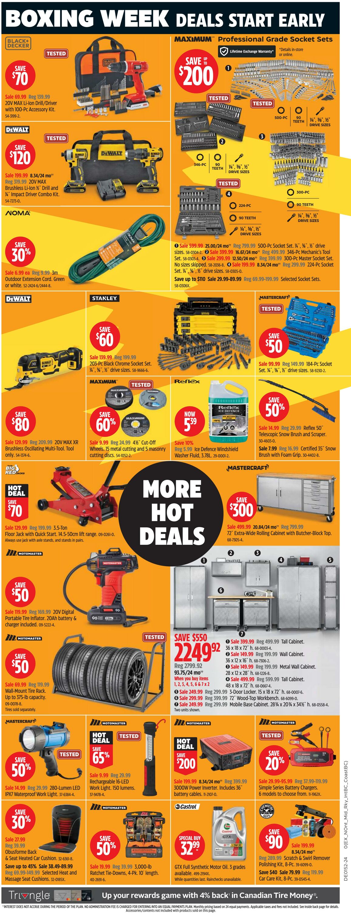 Flyer Canadian Tire 19.12.2024 - 29.12.2024