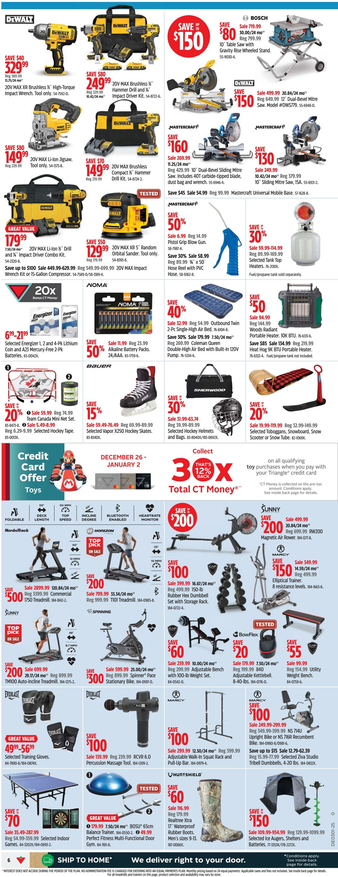 Flyer Canadian Tire 26.12.2024 - 01.01.2025