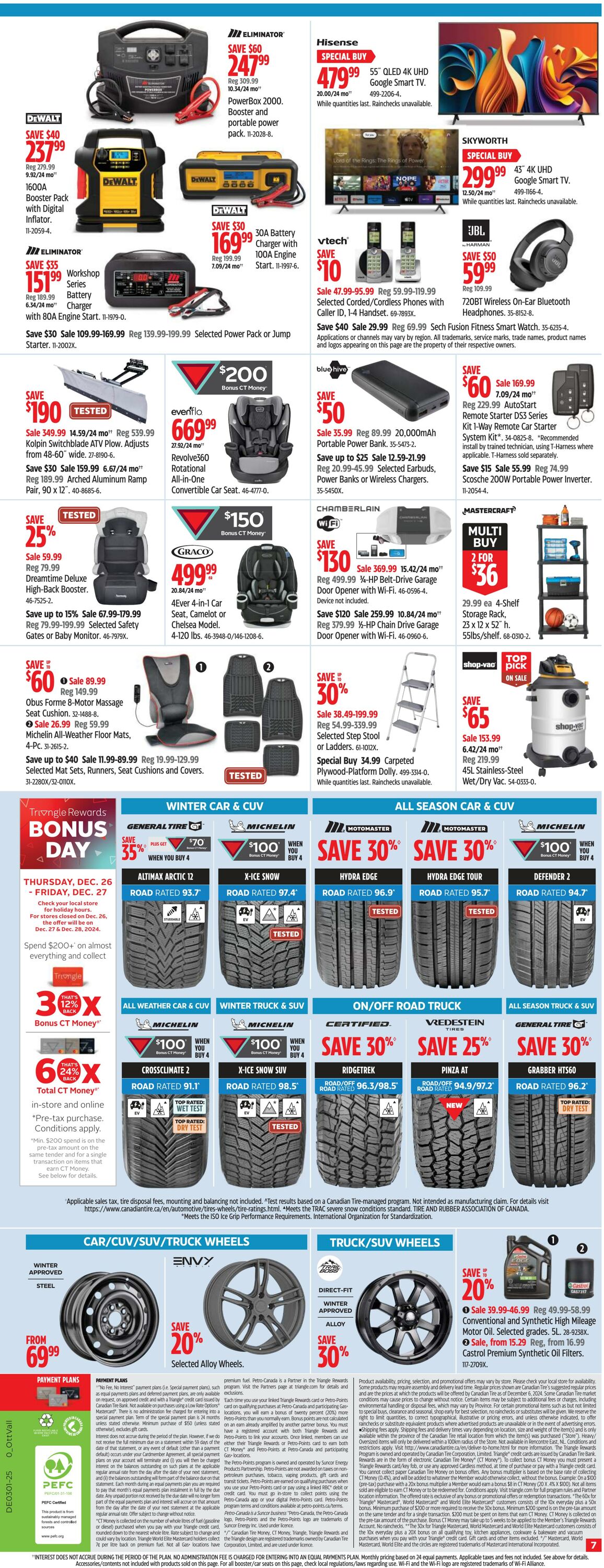 Flyer Canadian Tire 26.12.2024 - 01.01.2025