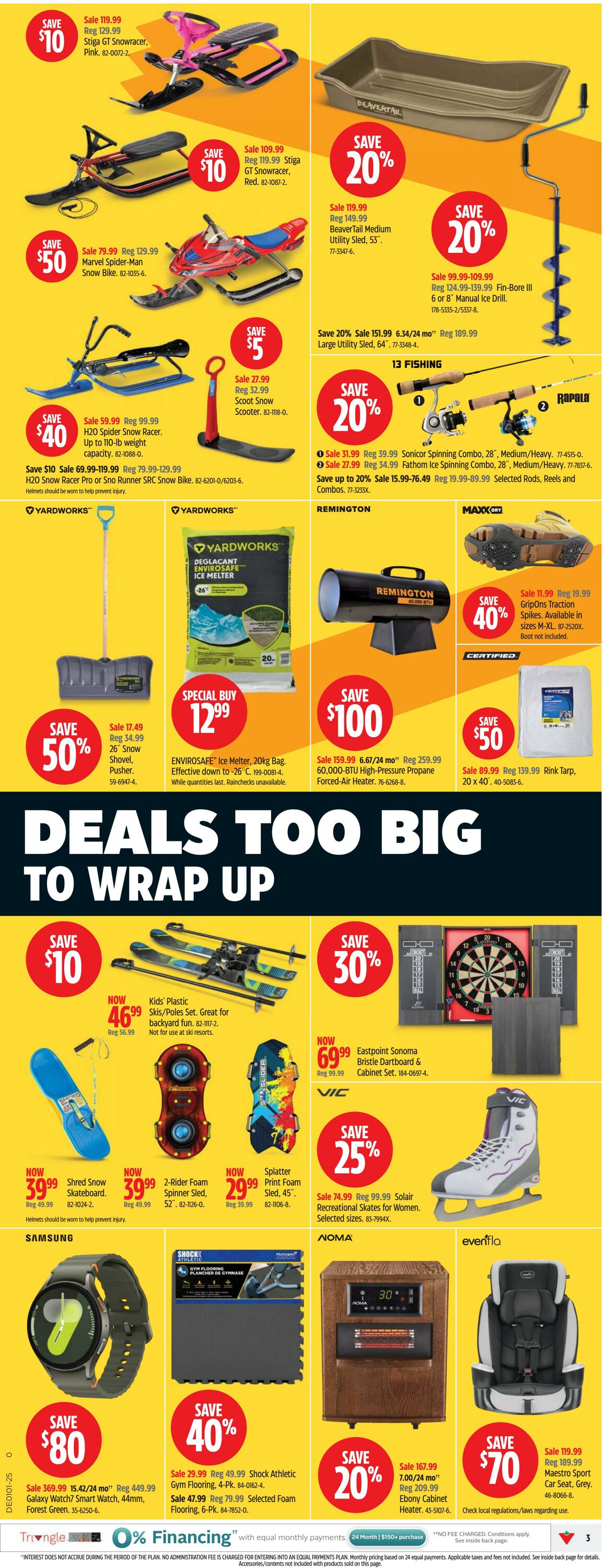 Flyer Canadian Tire 26.12.2024 - 01.01.2025