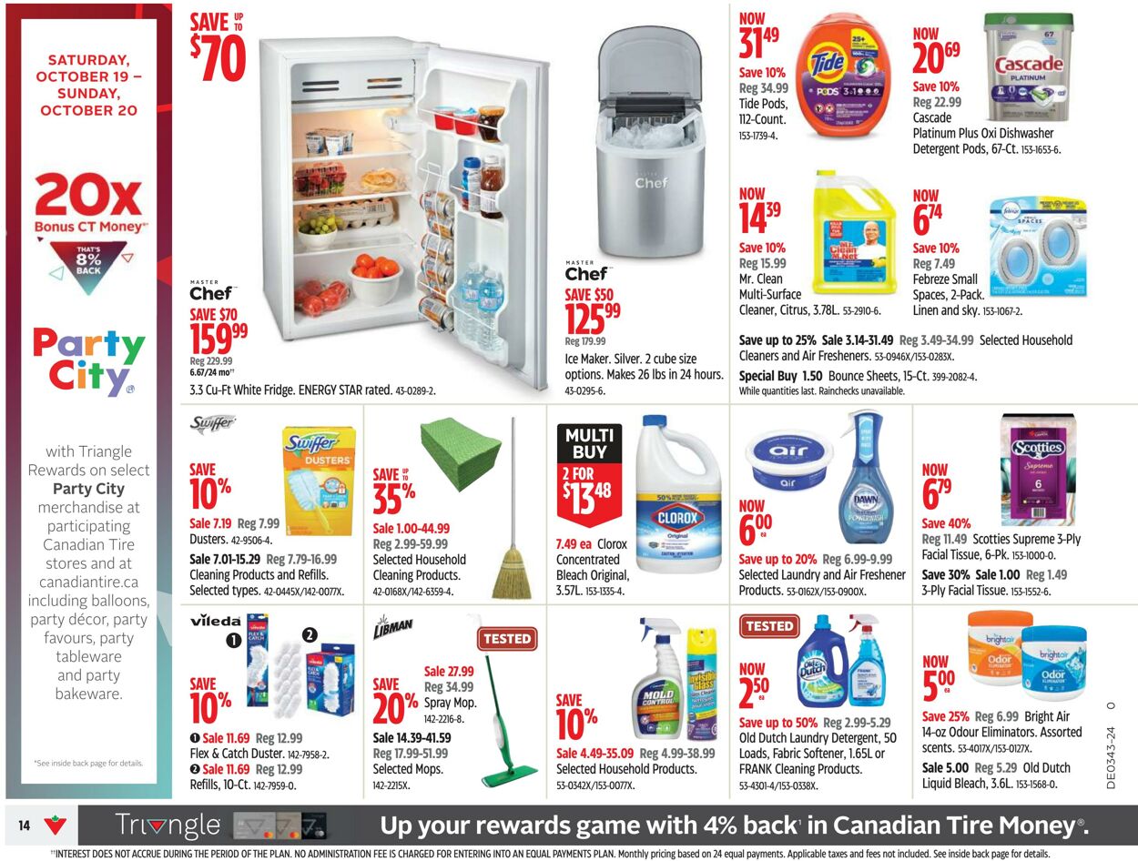 Flyer Canadian Tire 17.10.2024 - 23.10.2024