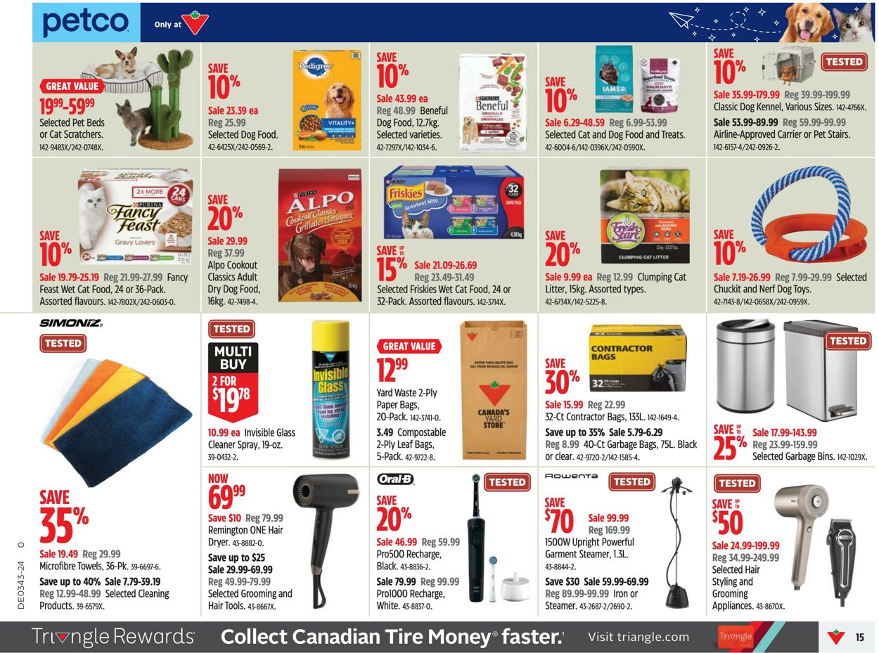 Flyer Canadian Tire 17.10.2024 - 23.10.2024