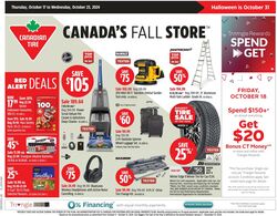 Flyer Canadian Tire 17.10.2024 - 23.10.2024