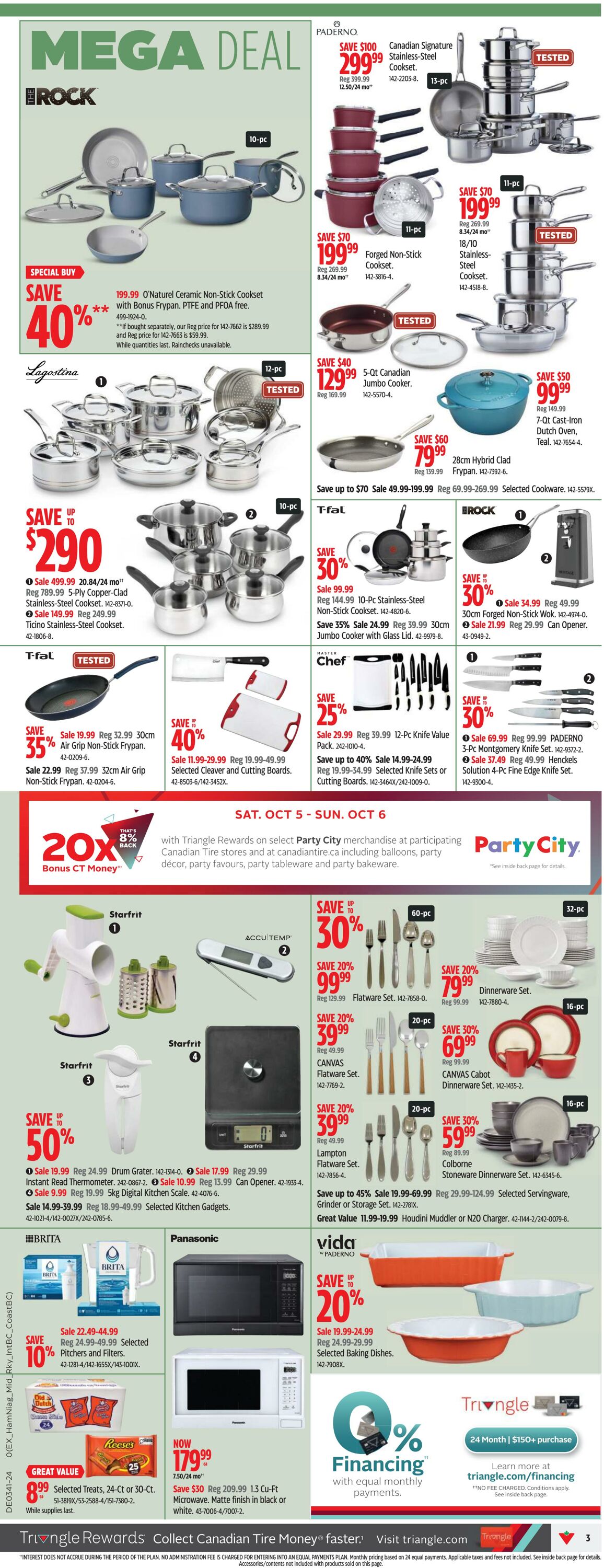 Flyer Canadian Tire 03.10.2024 - 09.10.2024