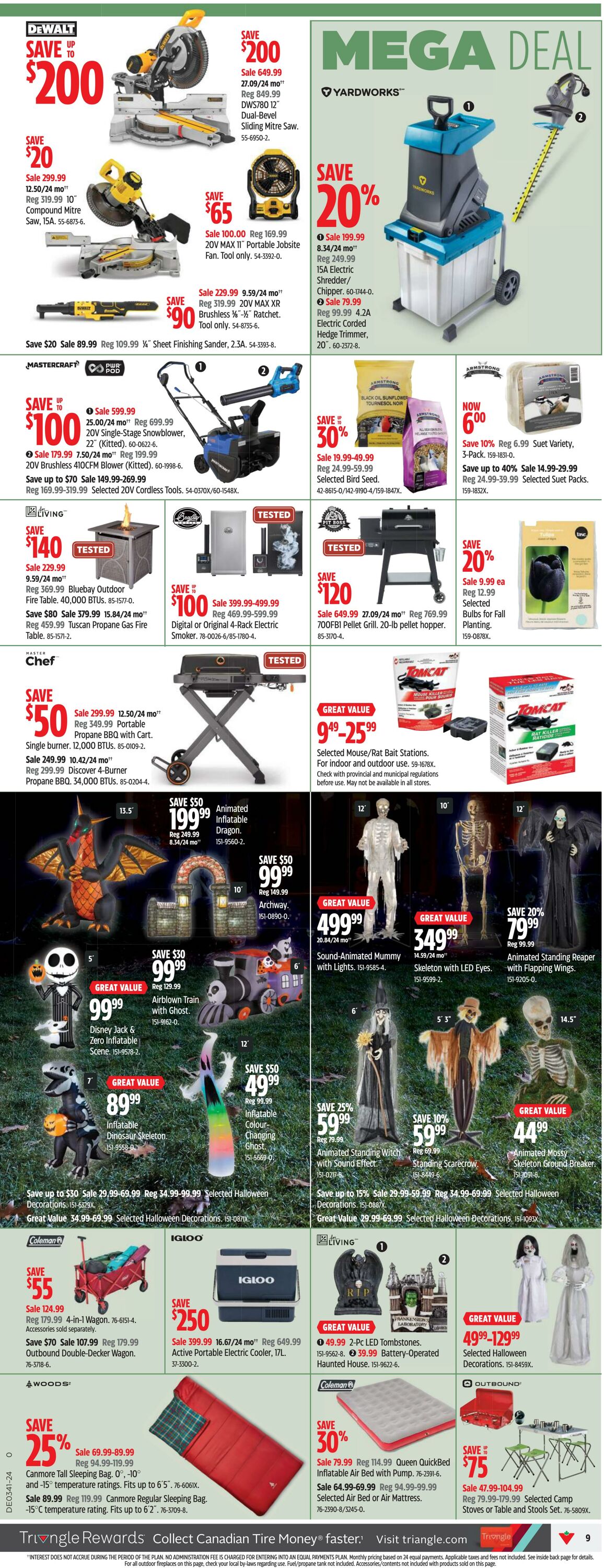 Flyer Canadian Tire 03.10.2024 - 09.10.2024