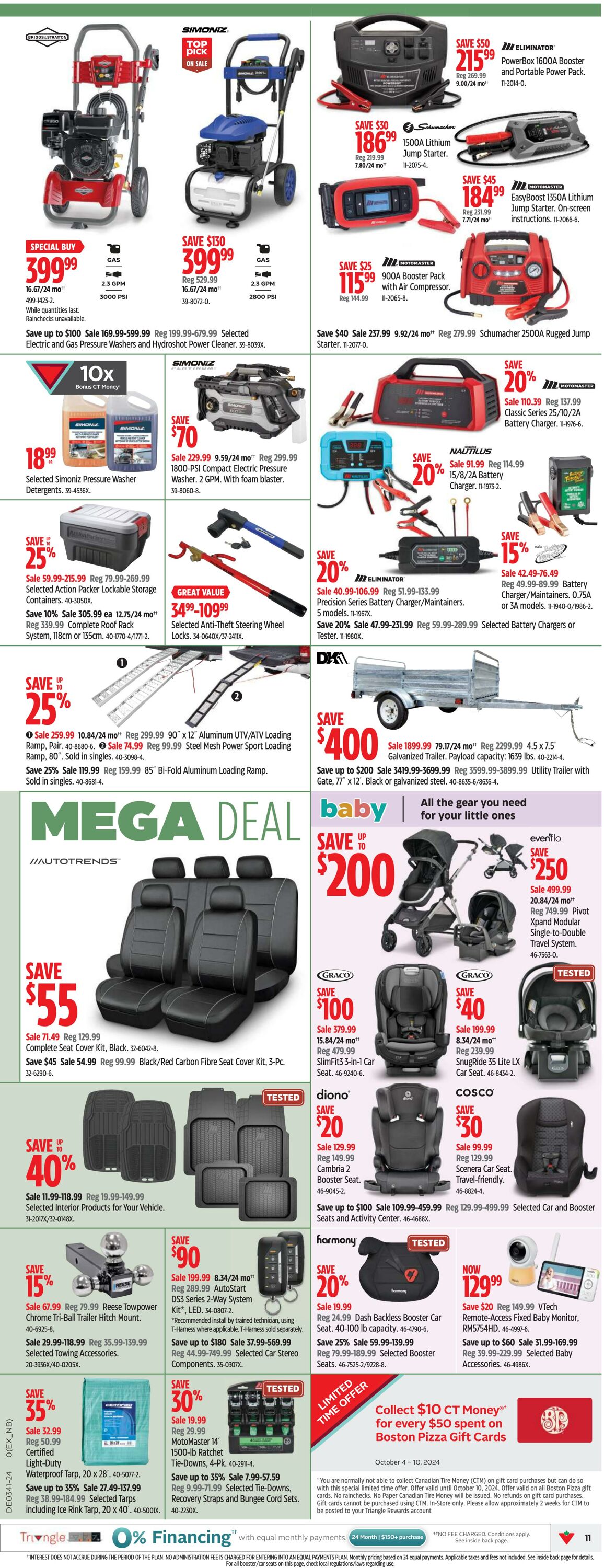 Flyer Canadian Tire 03.10.2024 - 09.10.2024