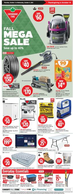 Flyer Canadian Tire 10.10.2024 - 16.10.2024