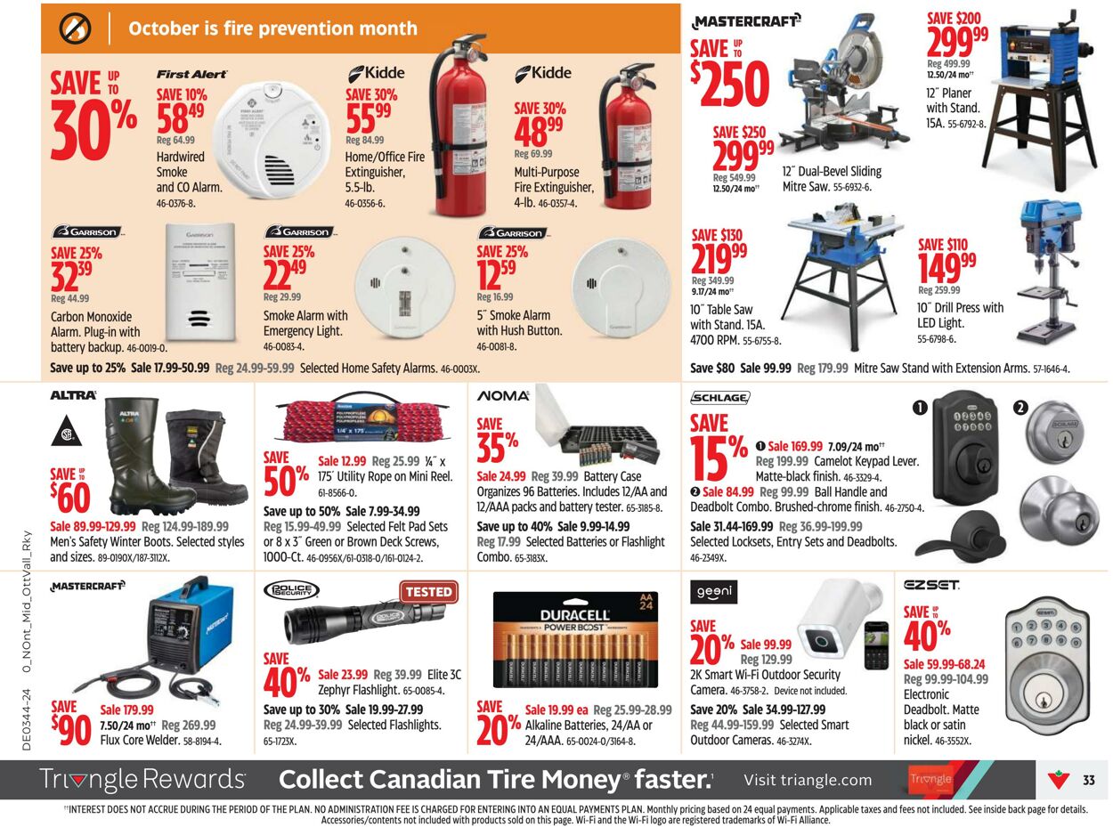 Flyer Canadian Tire 24.10.2024 - 30.10.2024