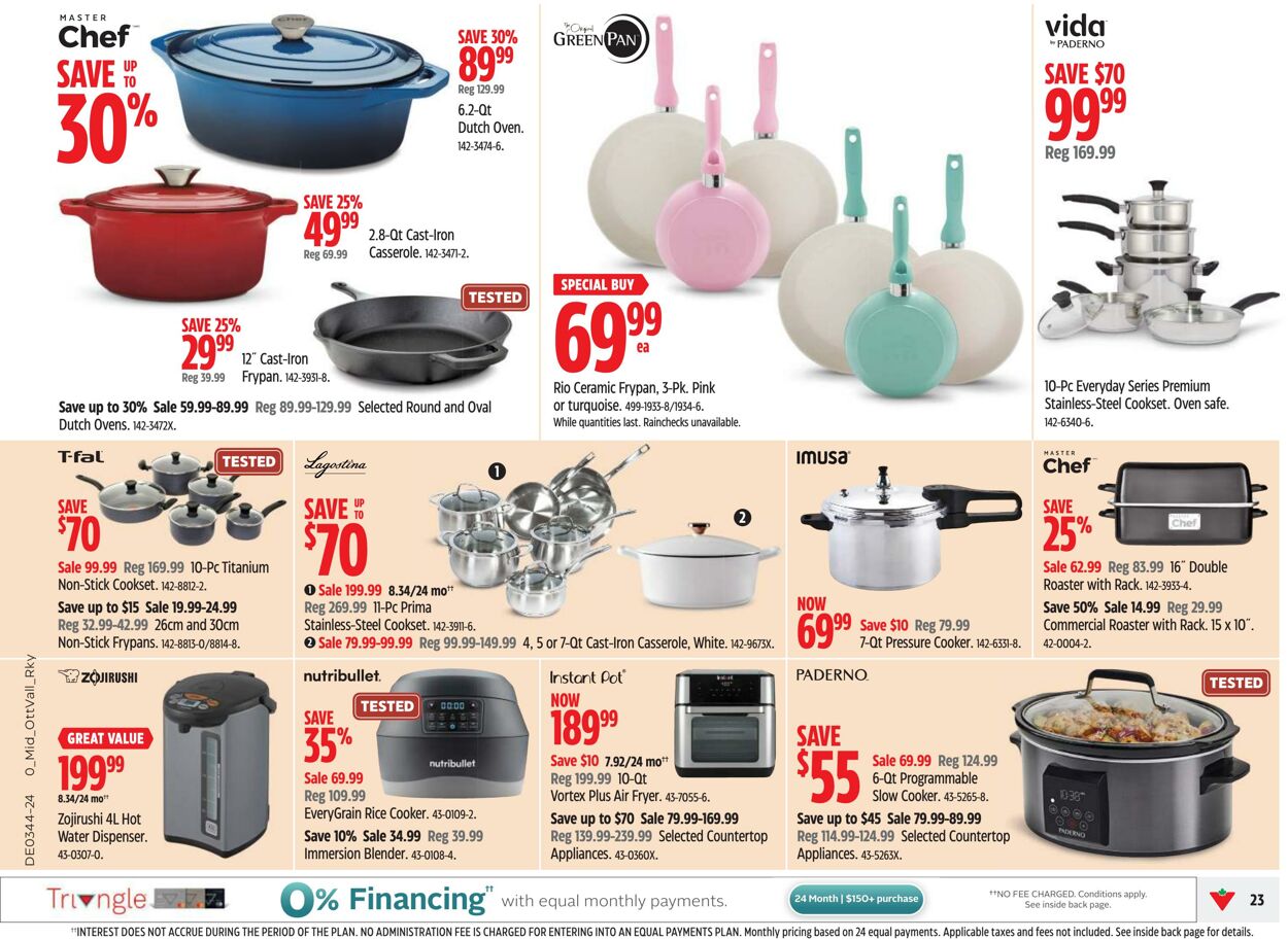 Flyer Canadian Tire 24.10.2024 - 30.10.2024