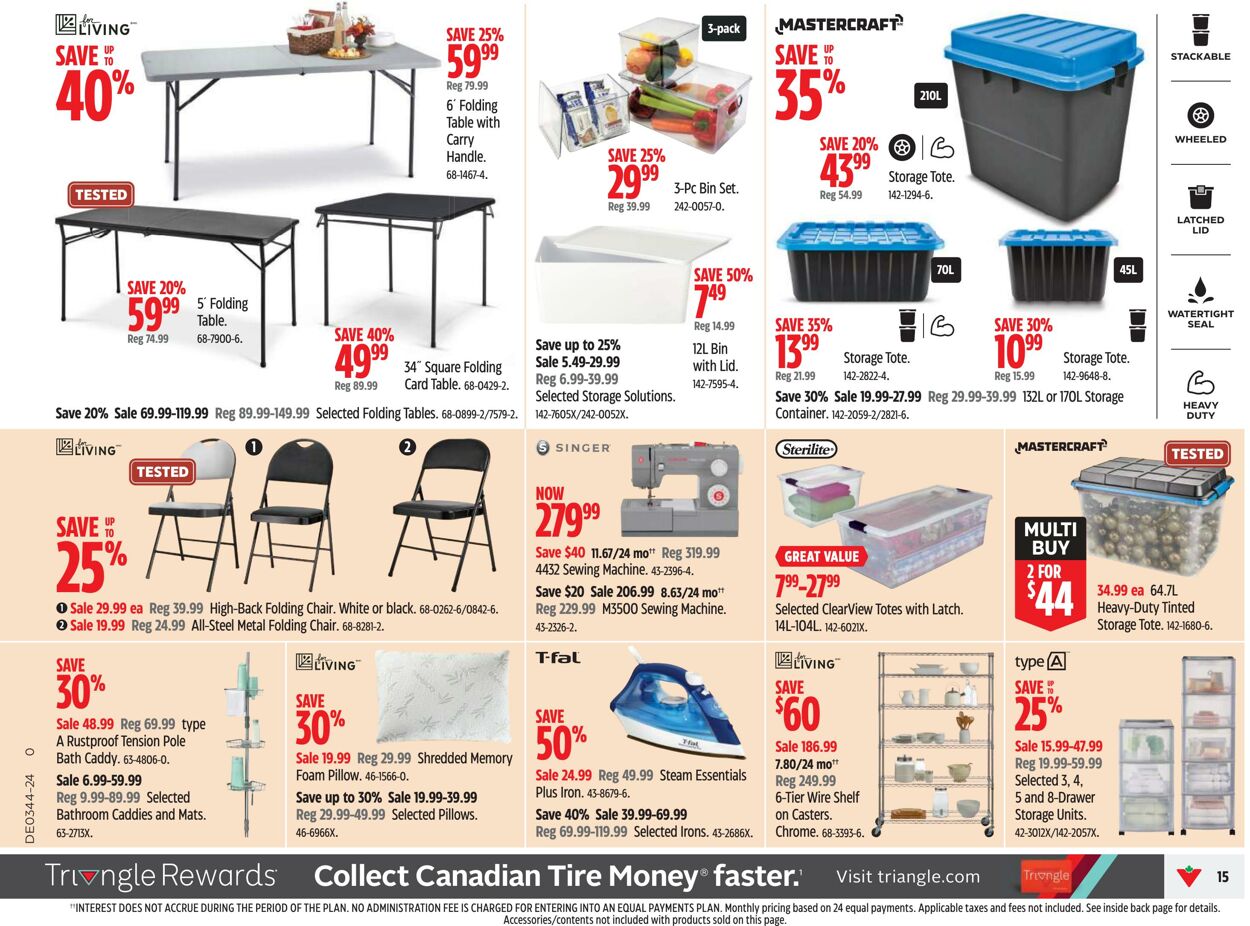 Flyer Canadian Tire 24.10.2024 - 30.10.2024