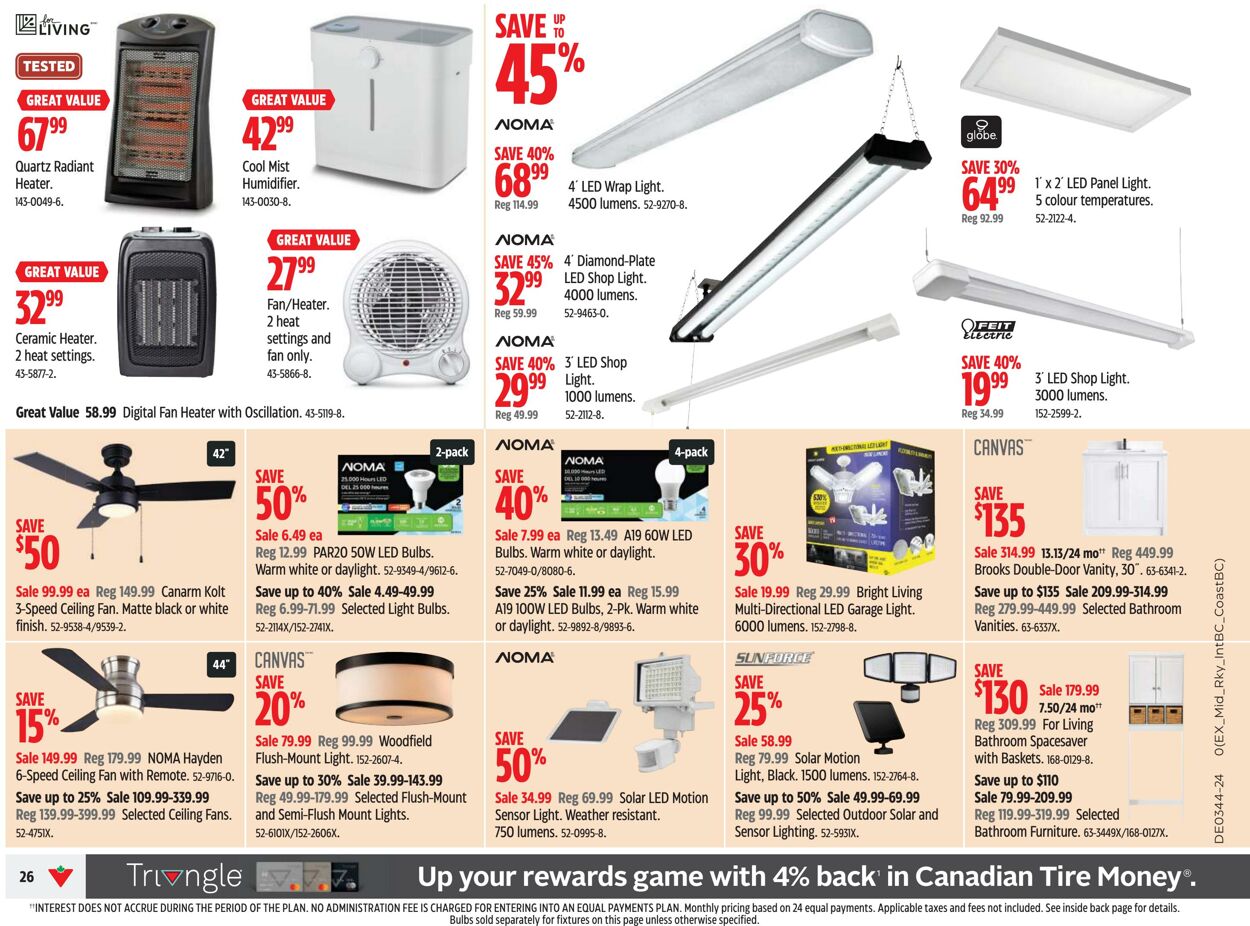 Flyer Canadian Tire 24.10.2024 - 30.10.2024