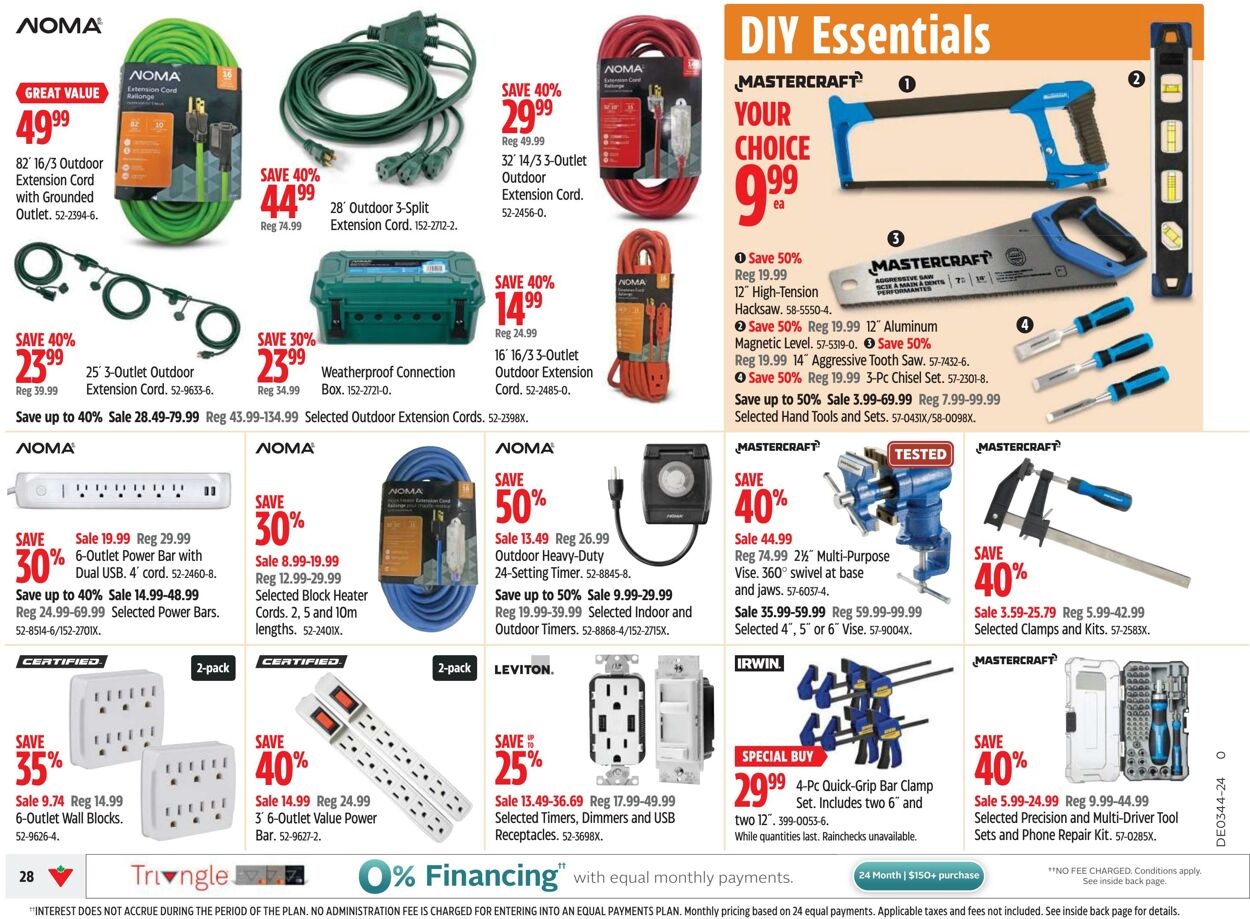 Flyer Canadian Tire 24.10.2024 - 30.10.2024