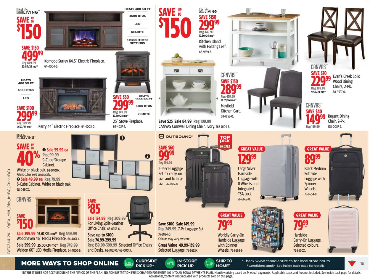 Flyer Canadian Tire 24.10.2024 - 30.10.2024