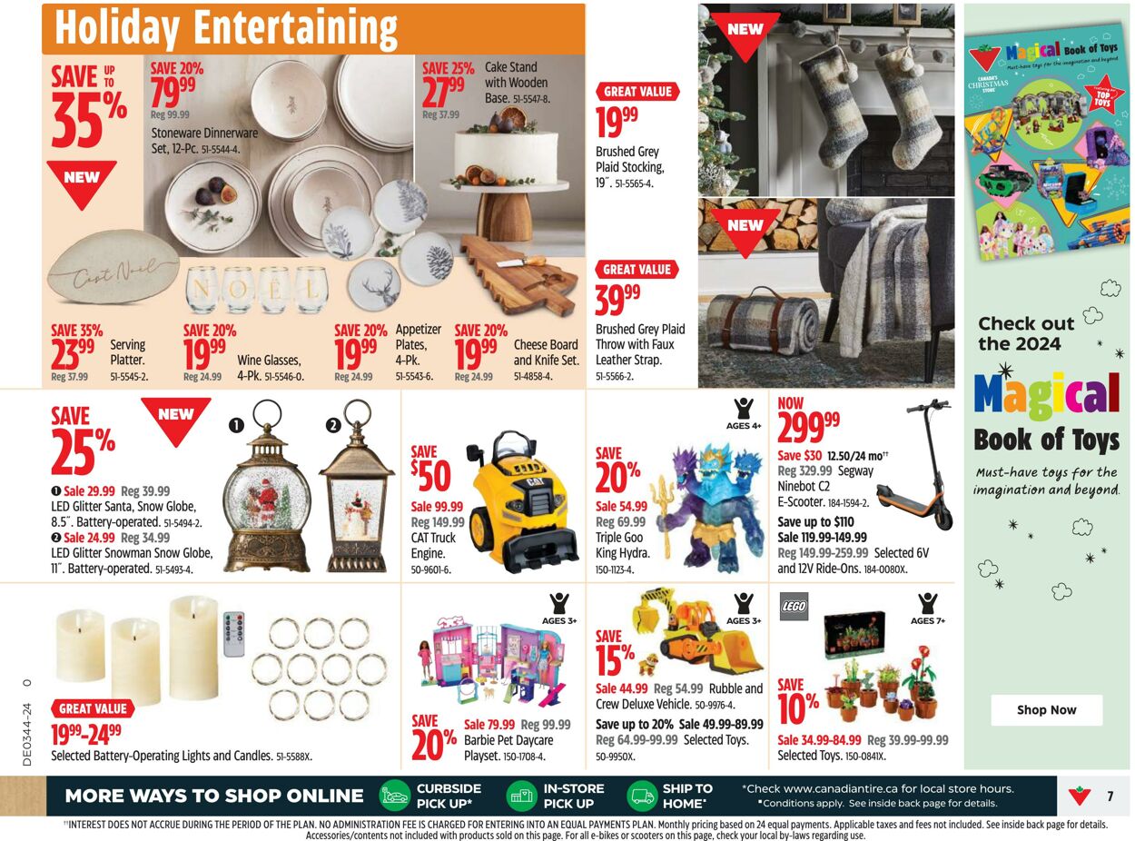 Flyer Canadian Tire 24.10.2024 - 30.10.2024