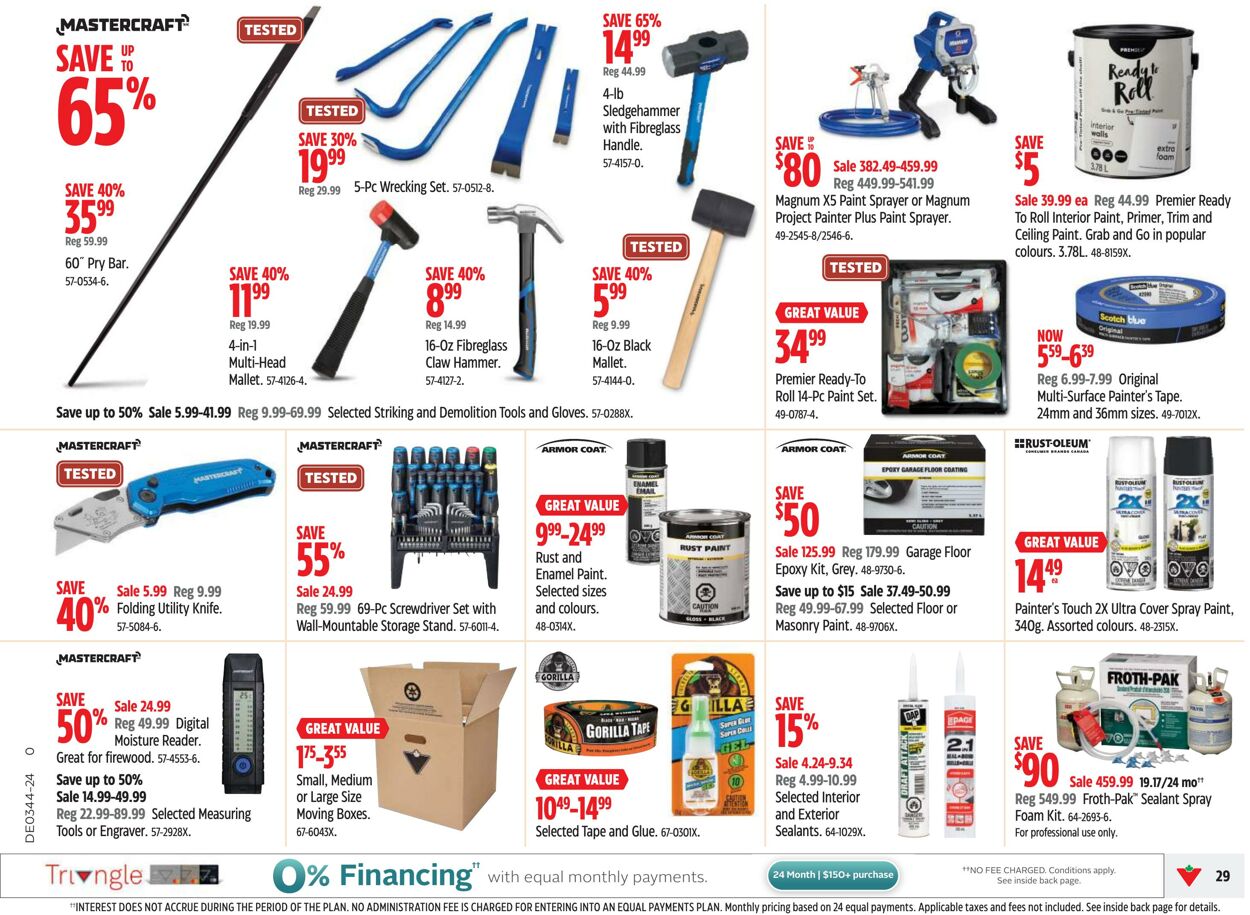 Flyer Canadian Tire 24.10.2024 - 30.10.2024