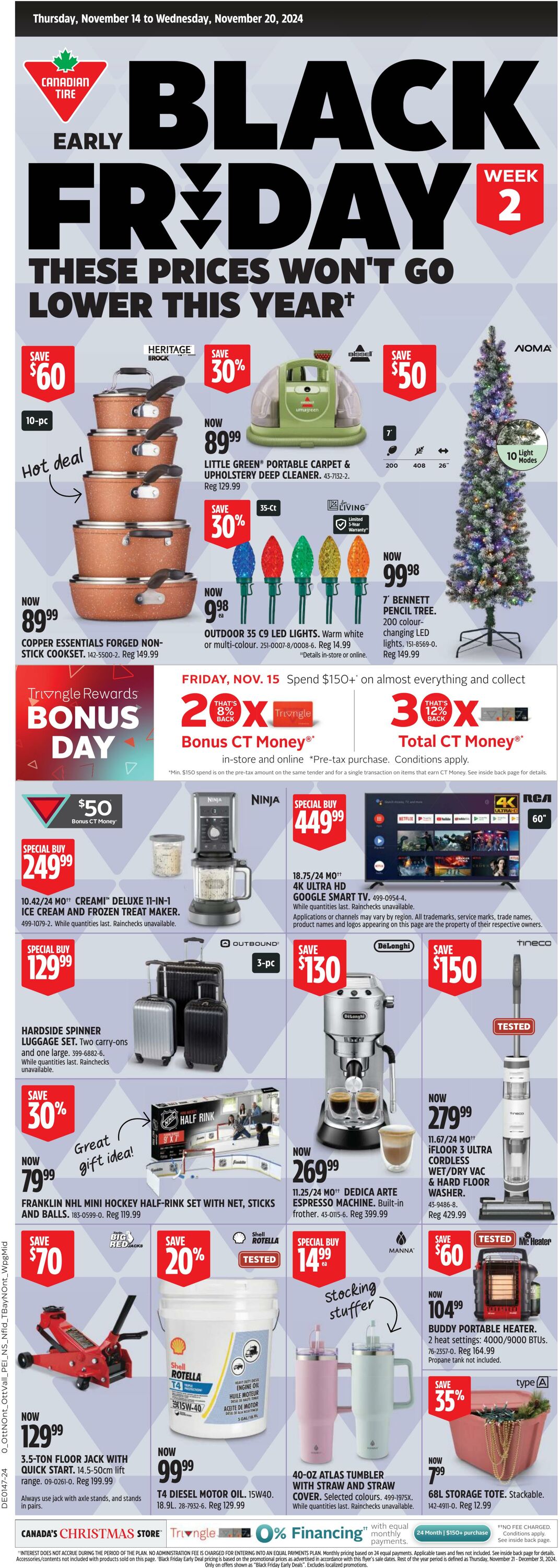 Flyer Canadian Tire 14.11.2024 - 20.11.2024