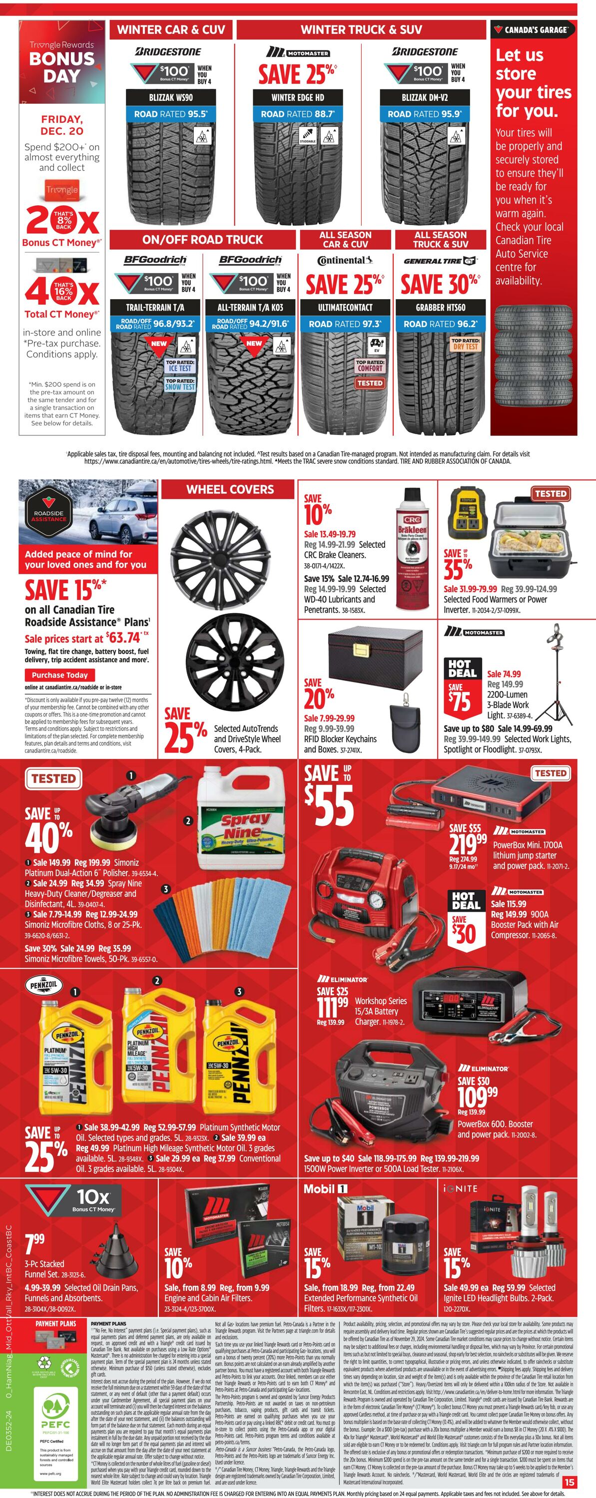 Flyer Canadian Tire 19.12.2024 - 29.12.2024