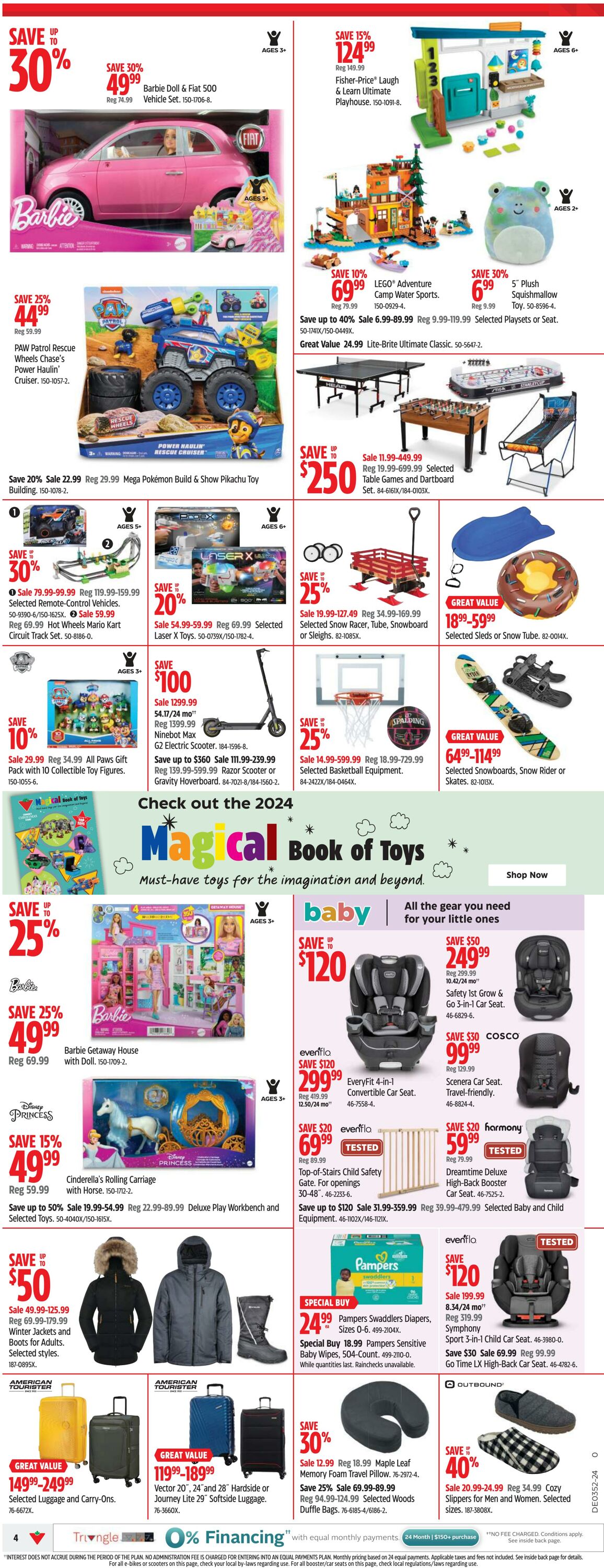 Flyer Canadian Tire 19.12.2024 - 29.12.2024