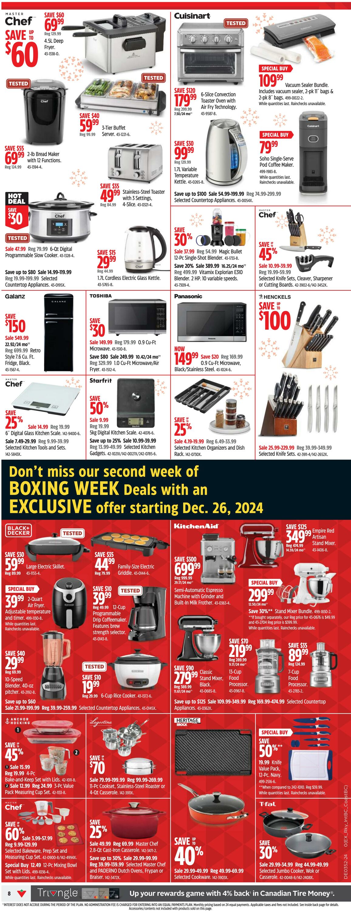 Flyer Canadian Tire 19.12.2024 - 29.12.2024