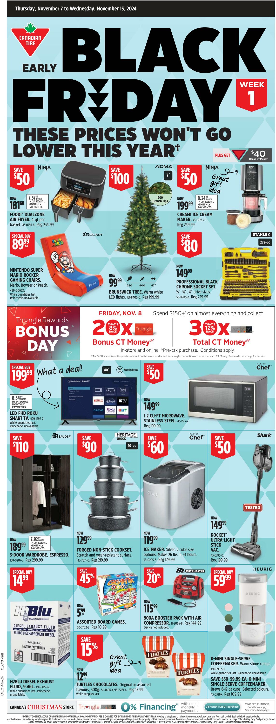 Flyer Canadian Tire - Weekly Flyer 7 Nov 2024 - 13 Nov 2024