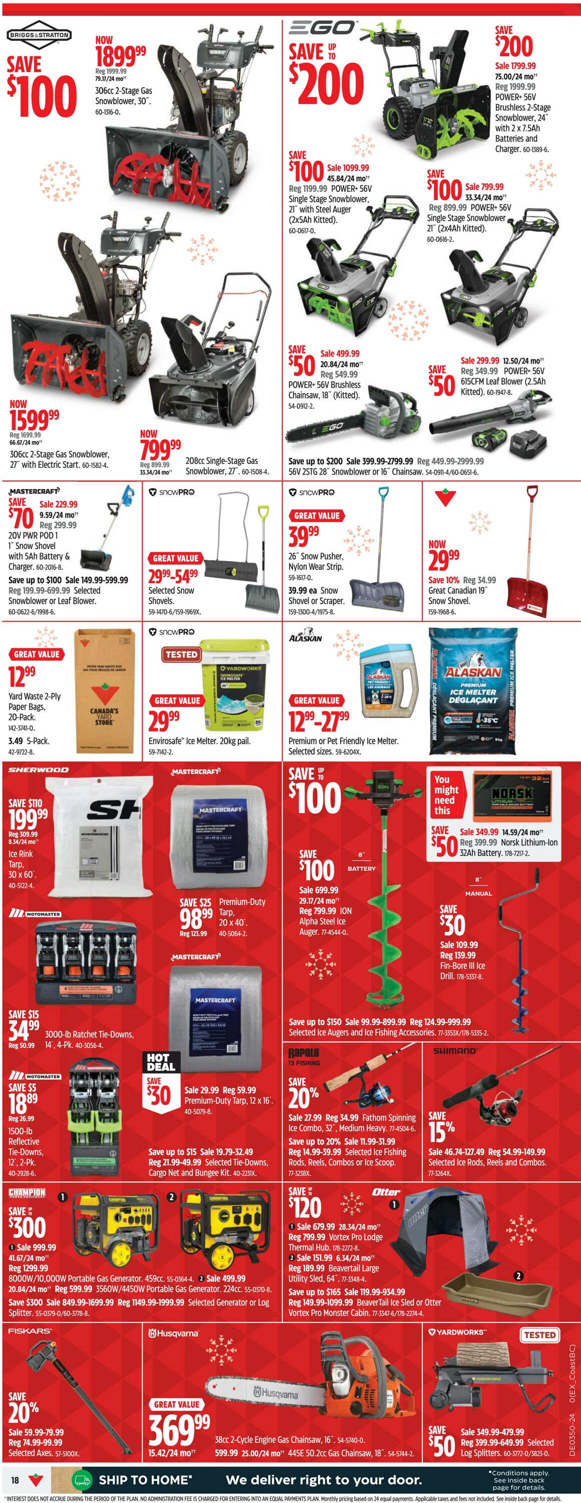 Flyer Canadian Tire 05.12.2024 - 15.12.2024