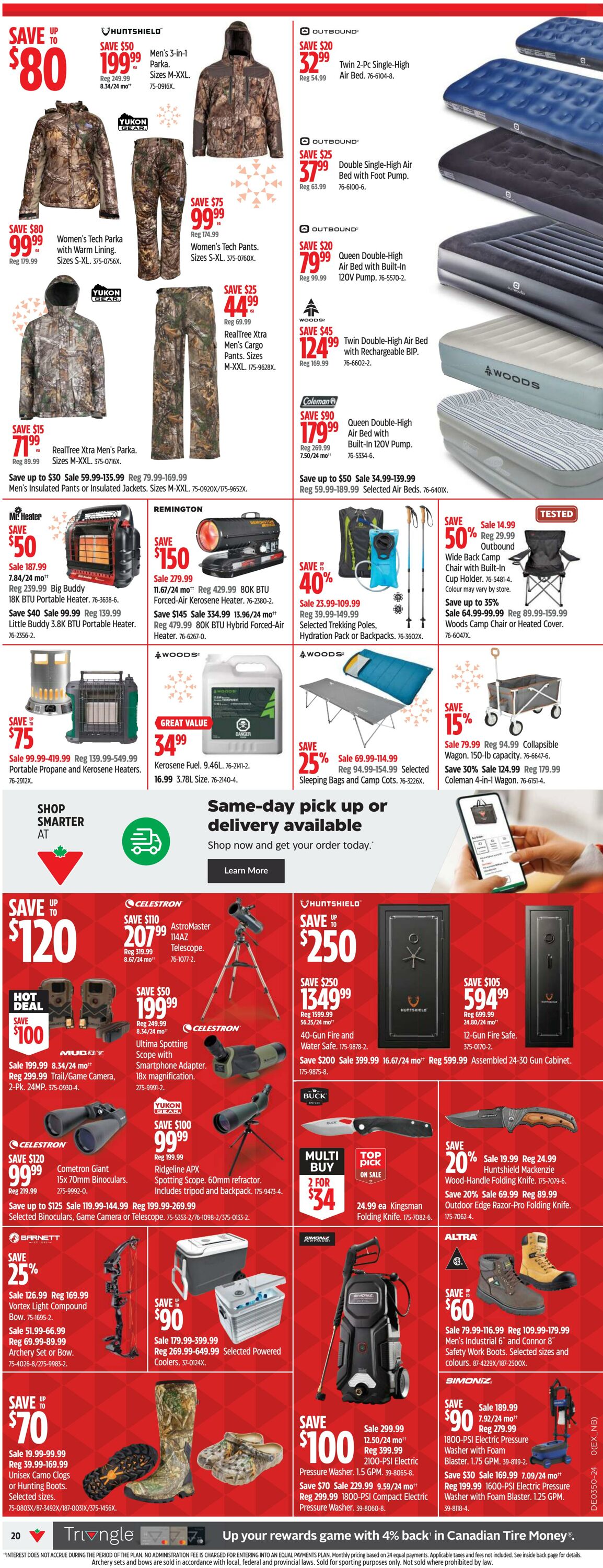 Flyer Canadian Tire 05.12.2024 - 15.12.2024