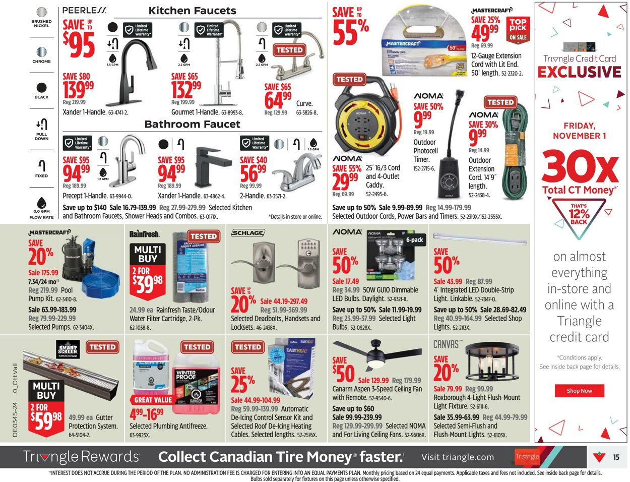 Flyer Canadian Tire 31.10.2024 - 06.11.2024