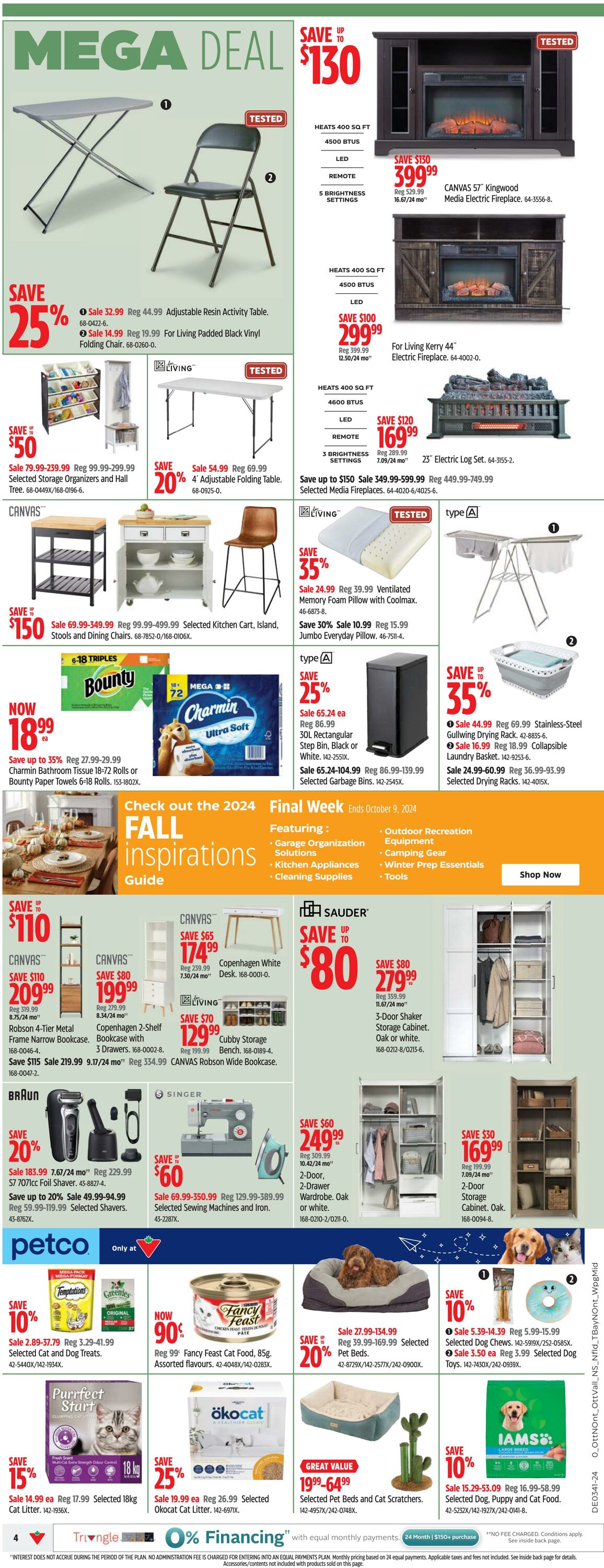 Flyer Canadian Tire 03.10.2024 - 09.10.2024