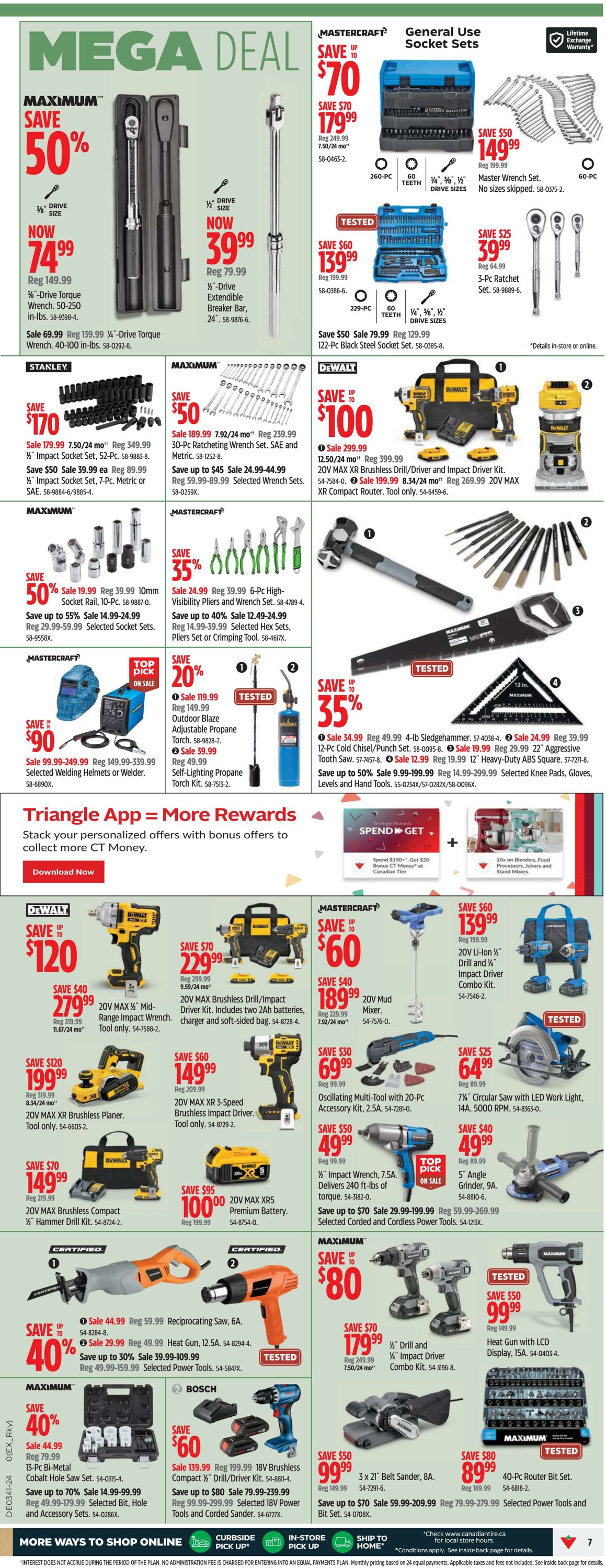 Flyer Canadian Tire 03.10.2024 - 09.10.2024