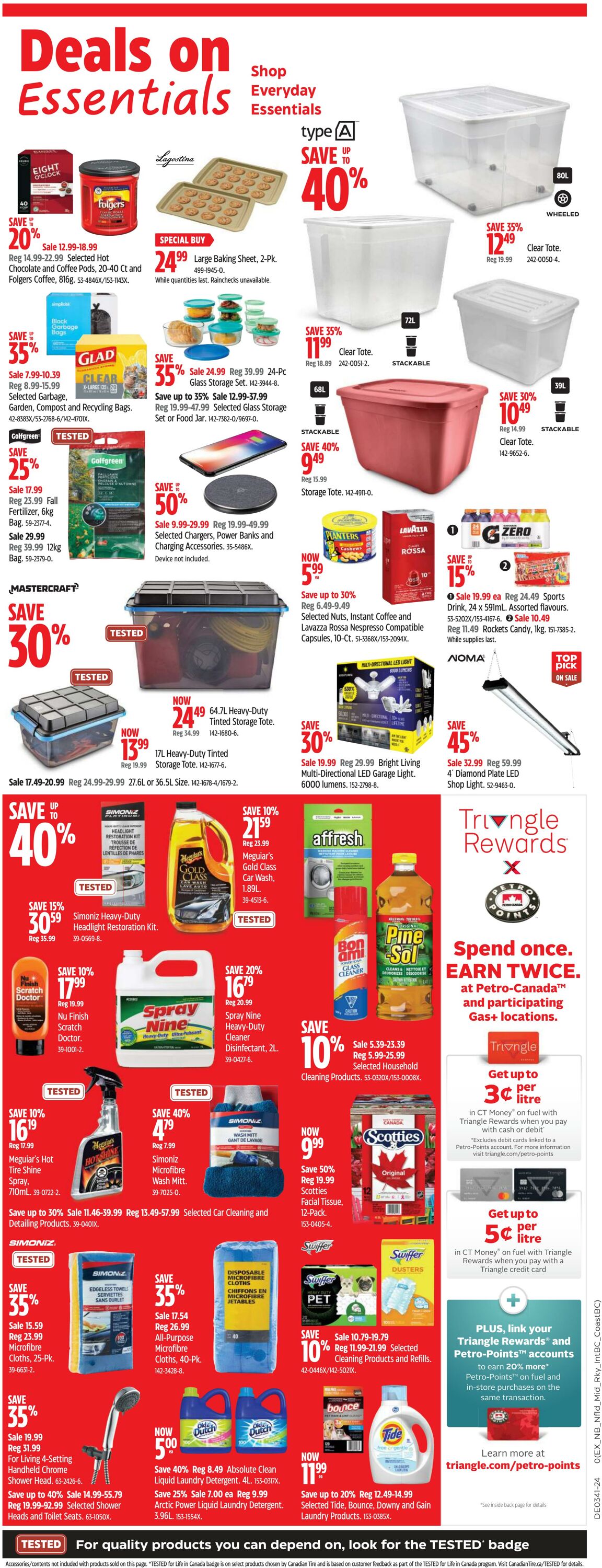 Flyer Canadian Tire 03.10.2024 - 09.10.2024