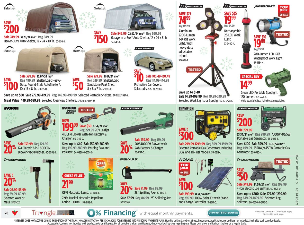 Flyer Canadian Tire 07.11.2024 - 13.11.2024