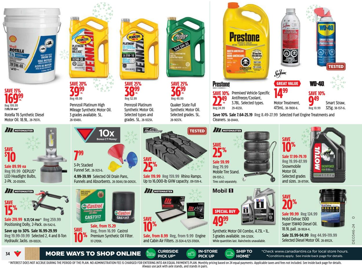 Flyer Canadian Tire 07.11.2024 - 13.11.2024