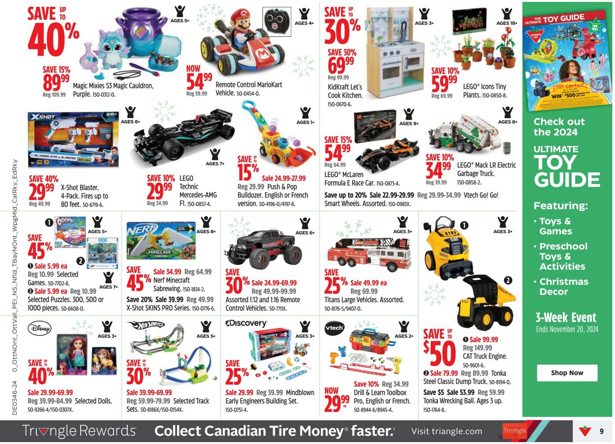 Flyer Canadian Tire 07.11.2024 - 13.11.2024