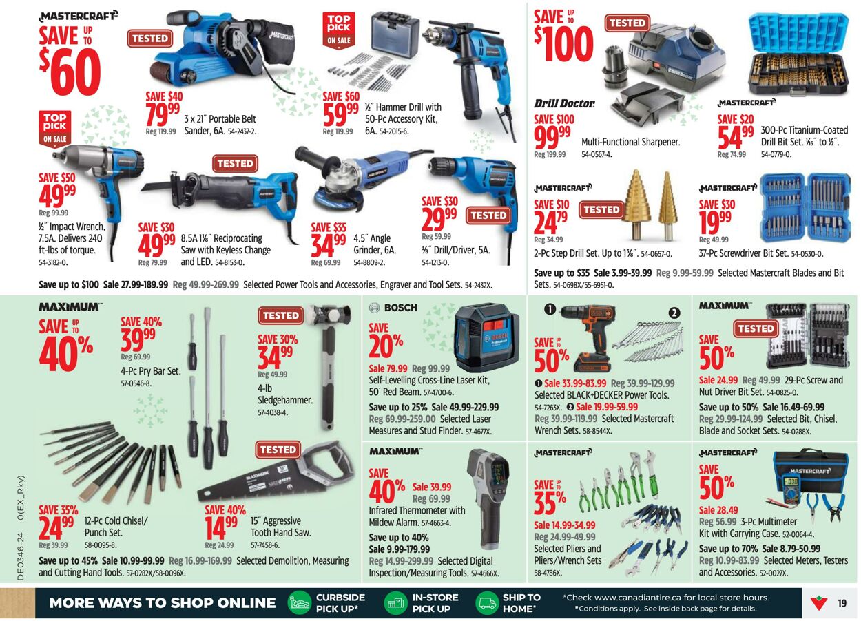 Flyer Canadian Tire 07.11.2024 - 13.11.2024