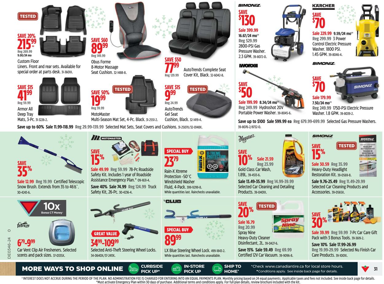 Flyer Canadian Tire 07.11.2024 - 13.11.2024