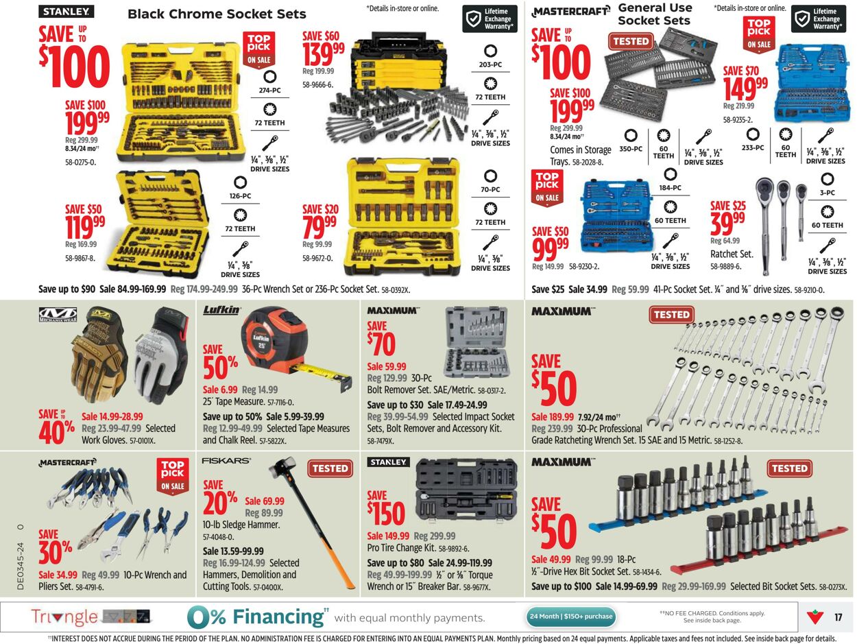 Flyer Canadian Tire 31.10.2024 - 06.11.2024