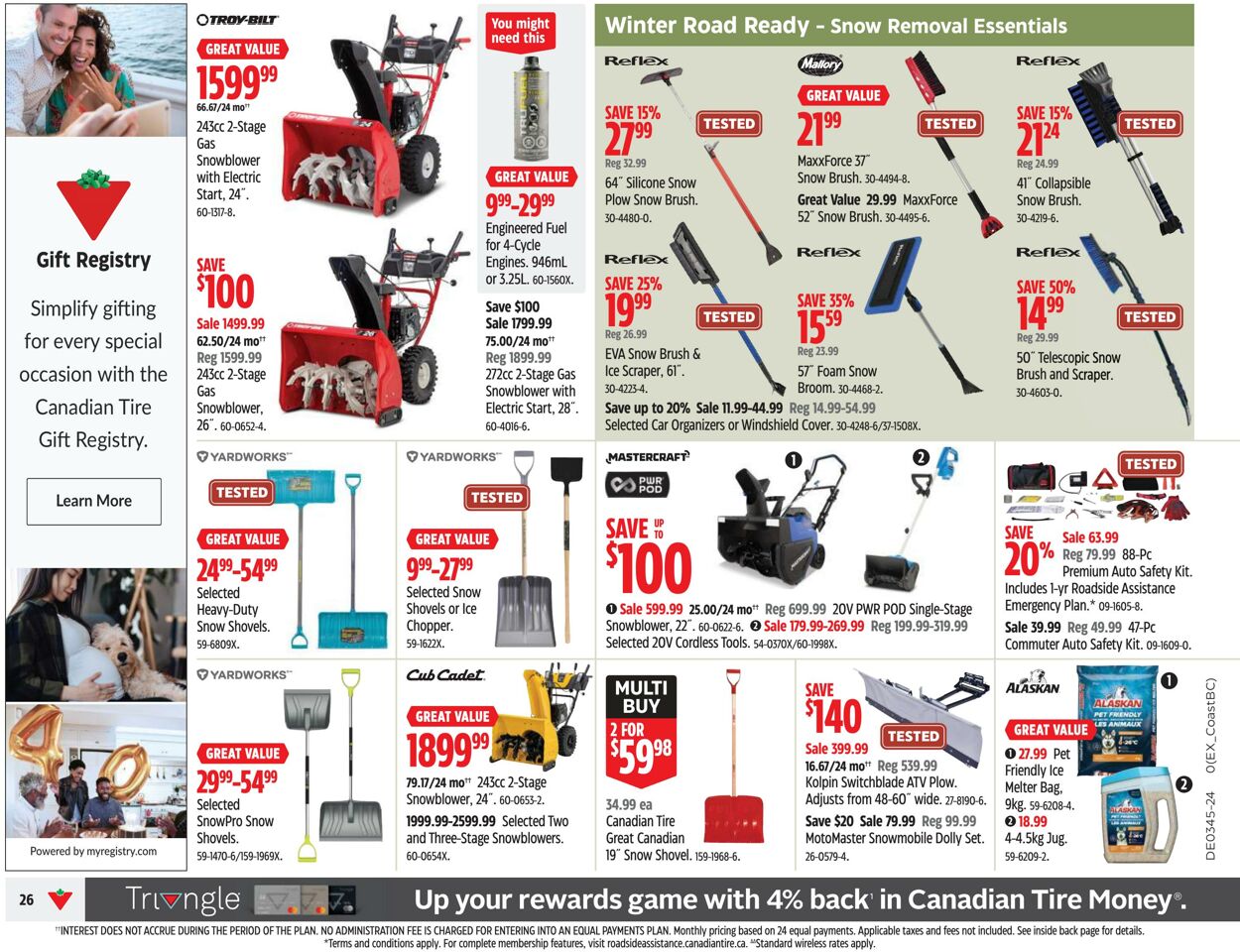 Flyer Canadian Tire 31.10.2024 - 06.11.2024