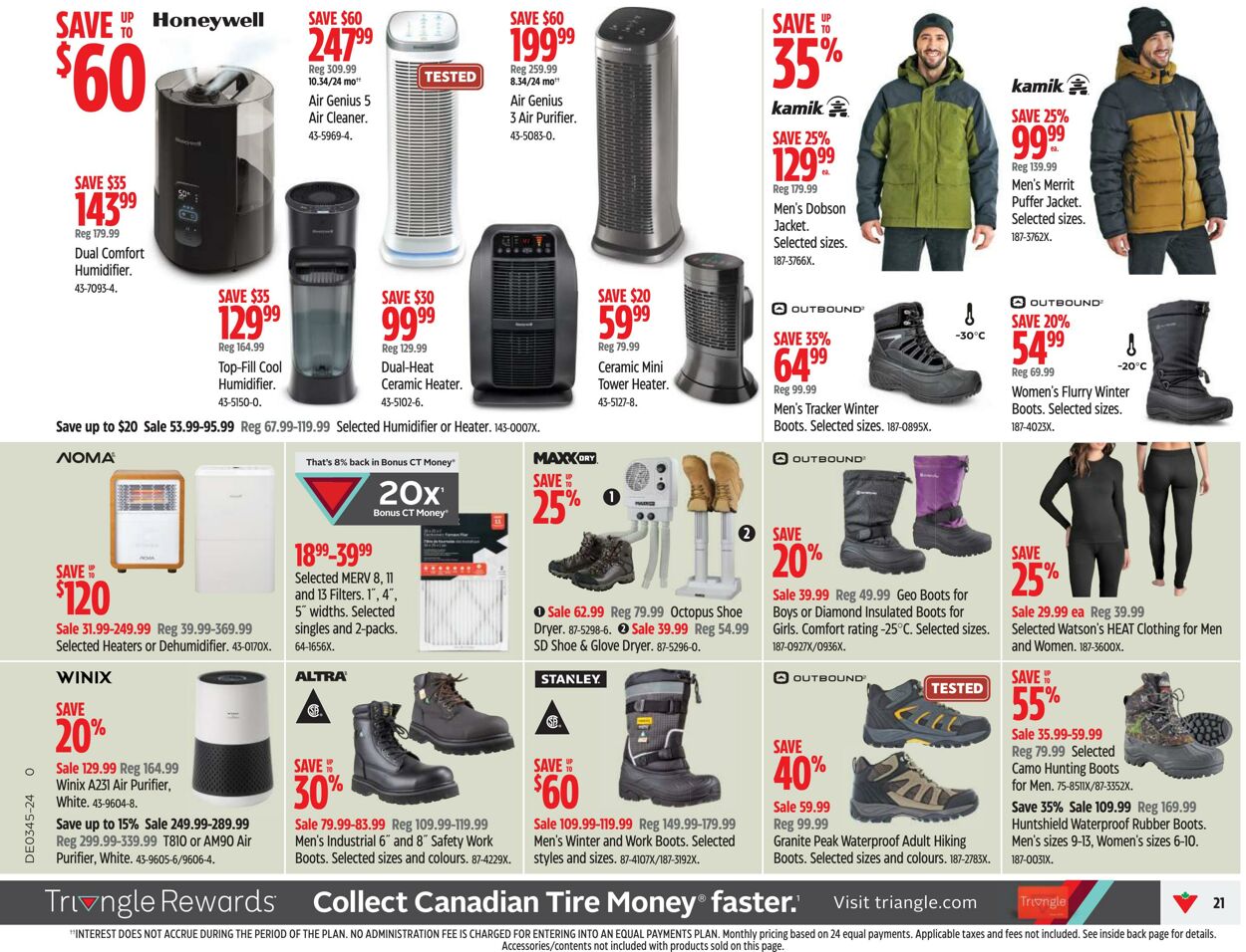 Flyer Canadian Tire 31.10.2024 - 06.11.2024