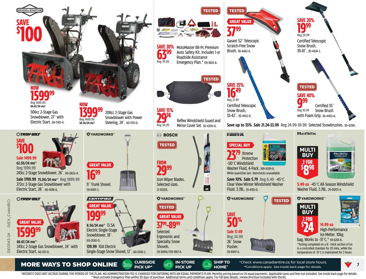 Flyer Canadian Tire 17.10.2024 - 23.10.2024